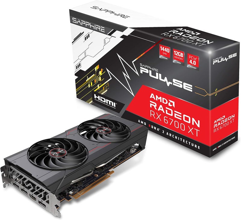 Sapphire 11306-02-20G Pulse AMD Radeon RX 6700 XT Gaming Graphics Card with 12GB GDDR6, AMD RDNA 2 - Image 1